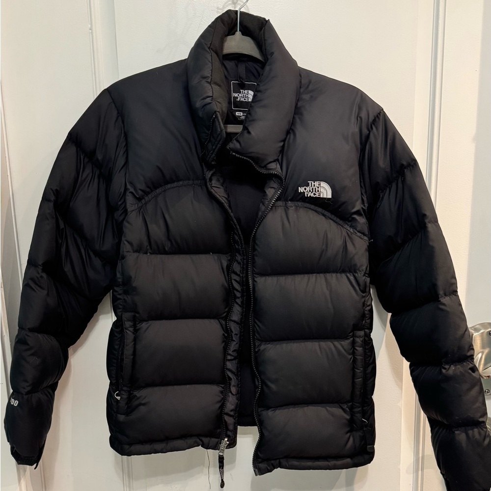 North Face black puffer jacket